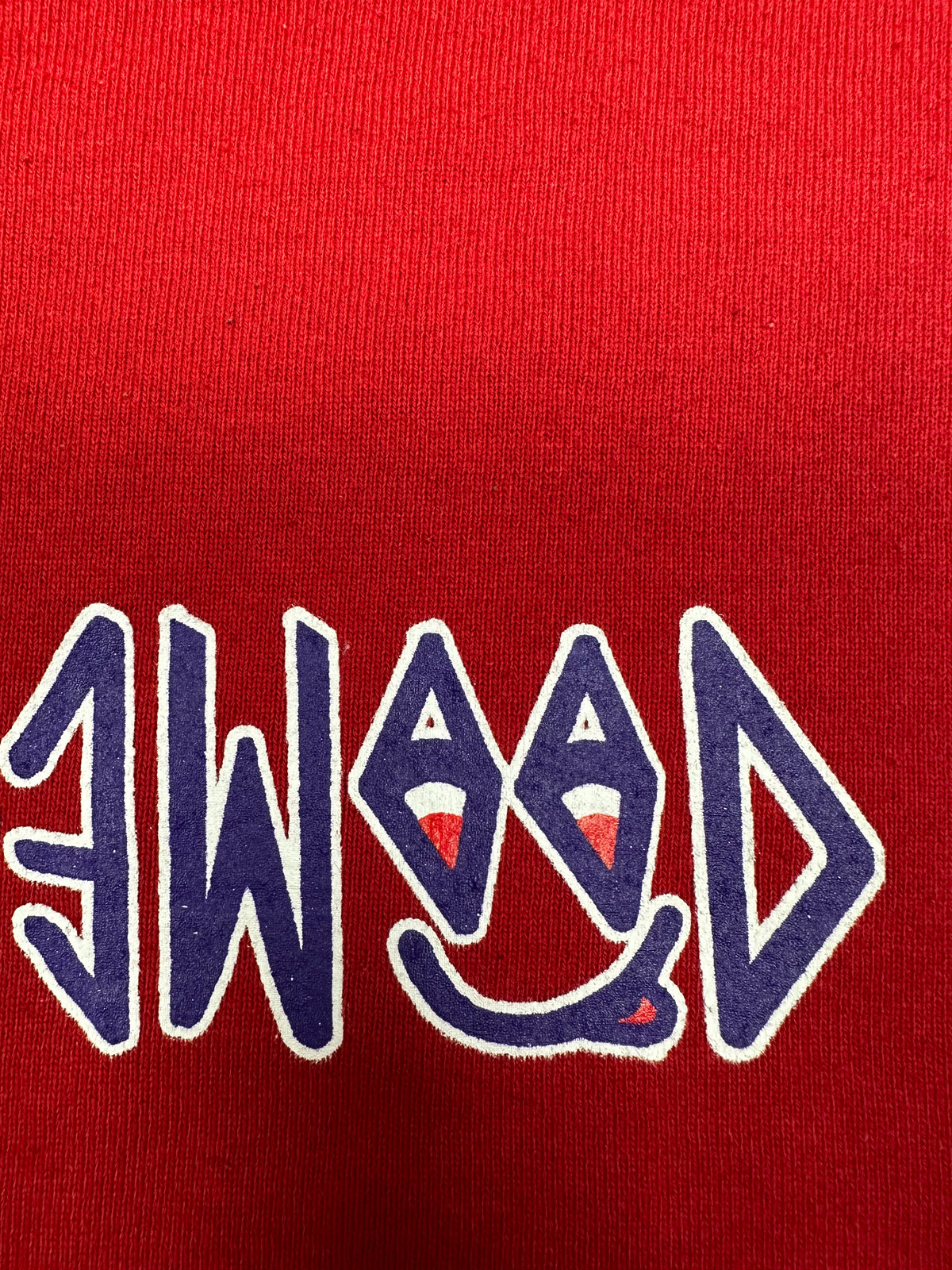 Edgewood NJ “Deeper Than The Roots.” First Edition Crewneck Sweatshirt Tagged Small Purple 90s Jerzees Made In USA 20.75x26.25