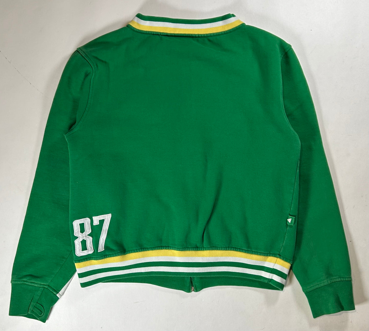 Vintage 2000s K2 Snowboarding Zip Track Jacket Style Sweatshirt Medium/Small Fit 22x24.75 Inches Green