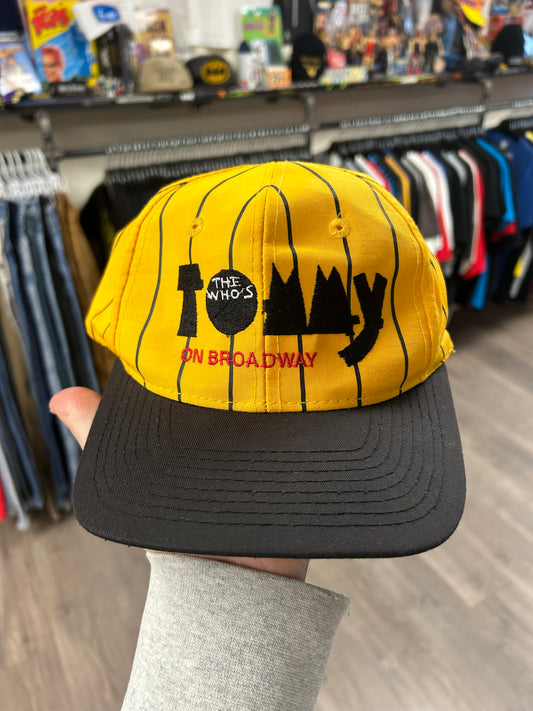 Vintage The Who’s Tommy On Broadway Snap Back Hat Adjustable OSFA 90s