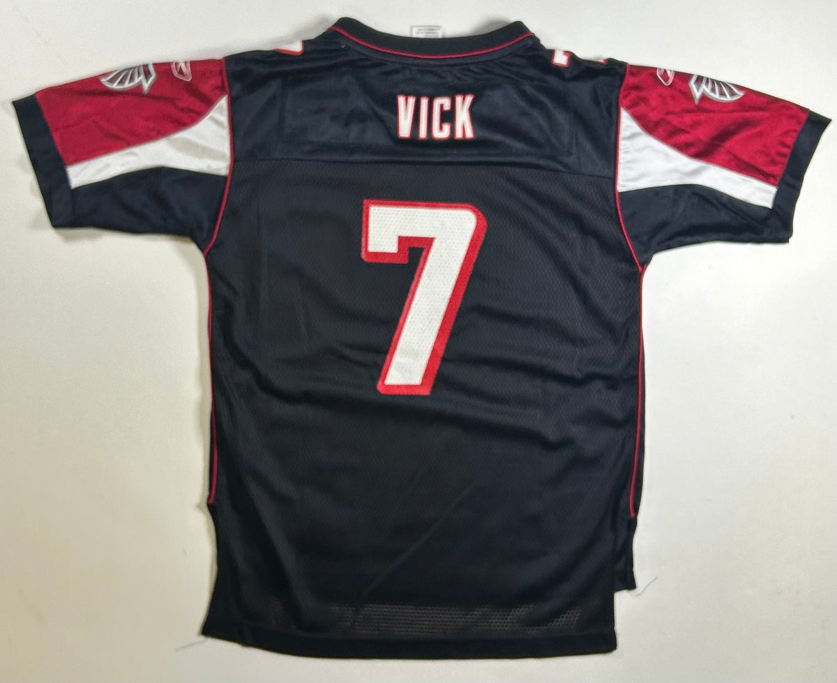 Vintage Reebok On Field Atlanta Falcons Michael Vick #7 Jersey Youth Large 19.5x25.5/27.5 Inches Worn