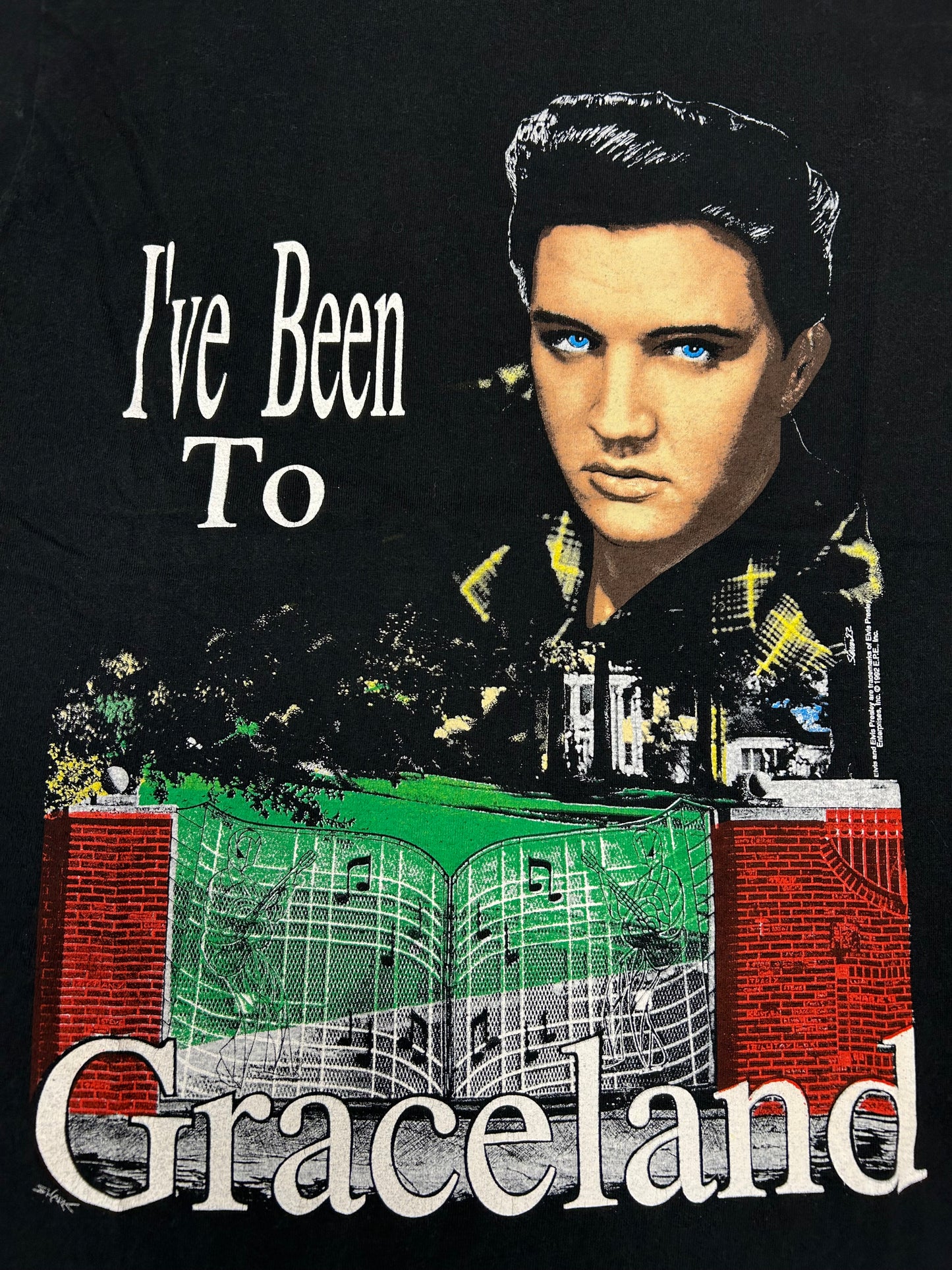 Vintage 1992 Elvis Presley I’ve Been To Graceland Tee Medium 20.25x29.75 Inches