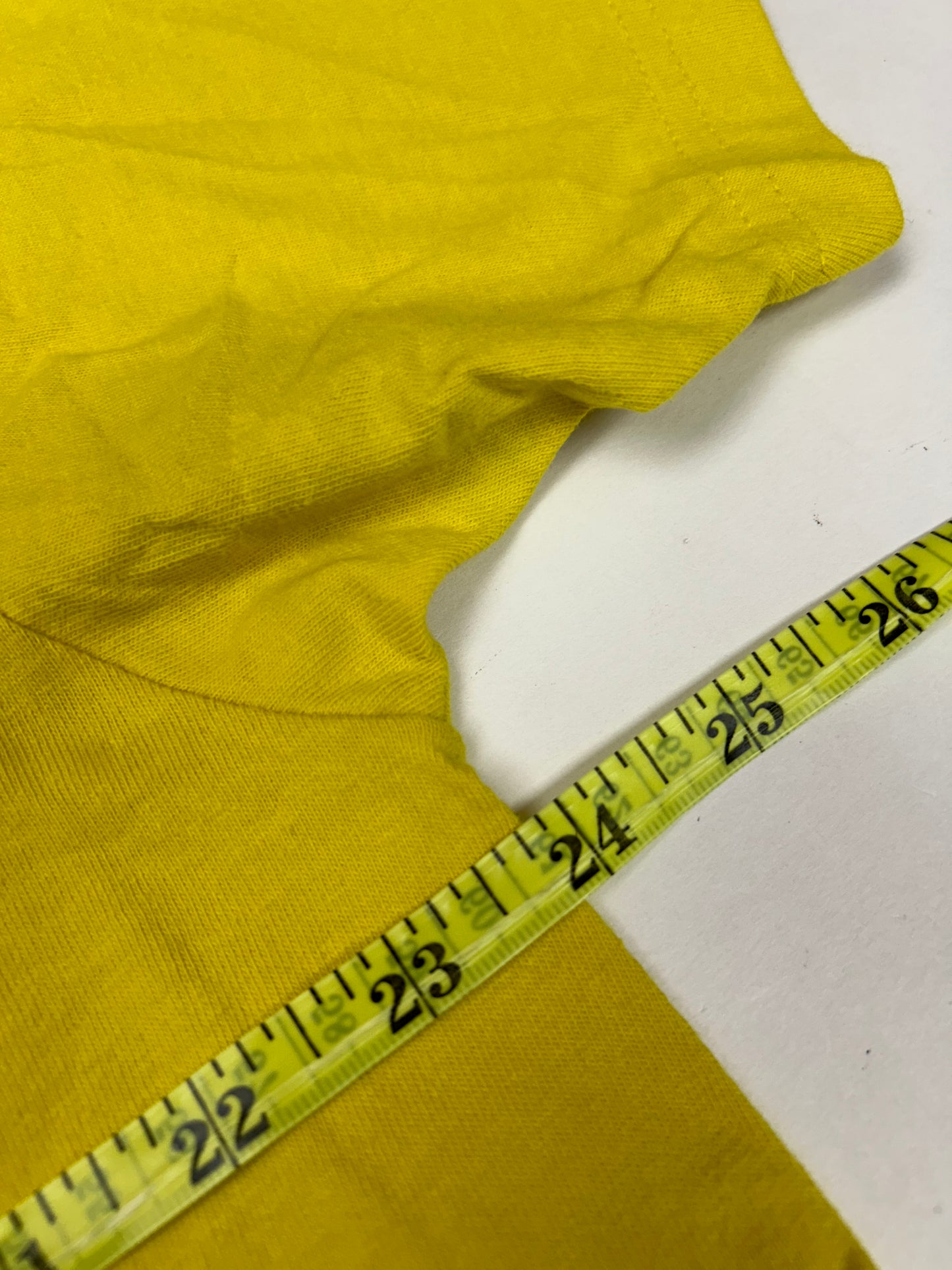 Supreme Blank Tee K-Mart Mix Up Blank Yellow XL 23.75x29.25 Inches