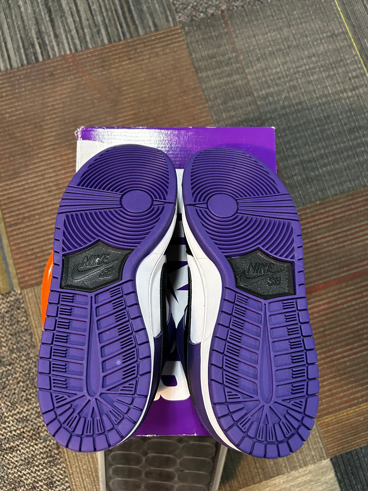 Nike SB Dunk Low Court Purple Size 10 Brand New With Box Skateboarding Shoe Skate