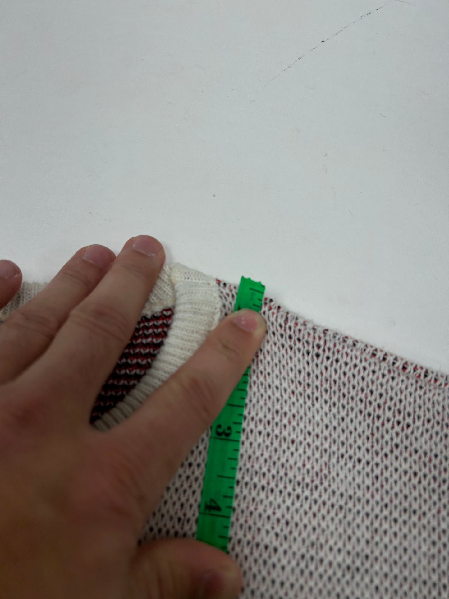 Vintage Cliff Engle Mickey Mouse Baseball Disney Sweater USA Large/Medium 23.25x26.75 Inches