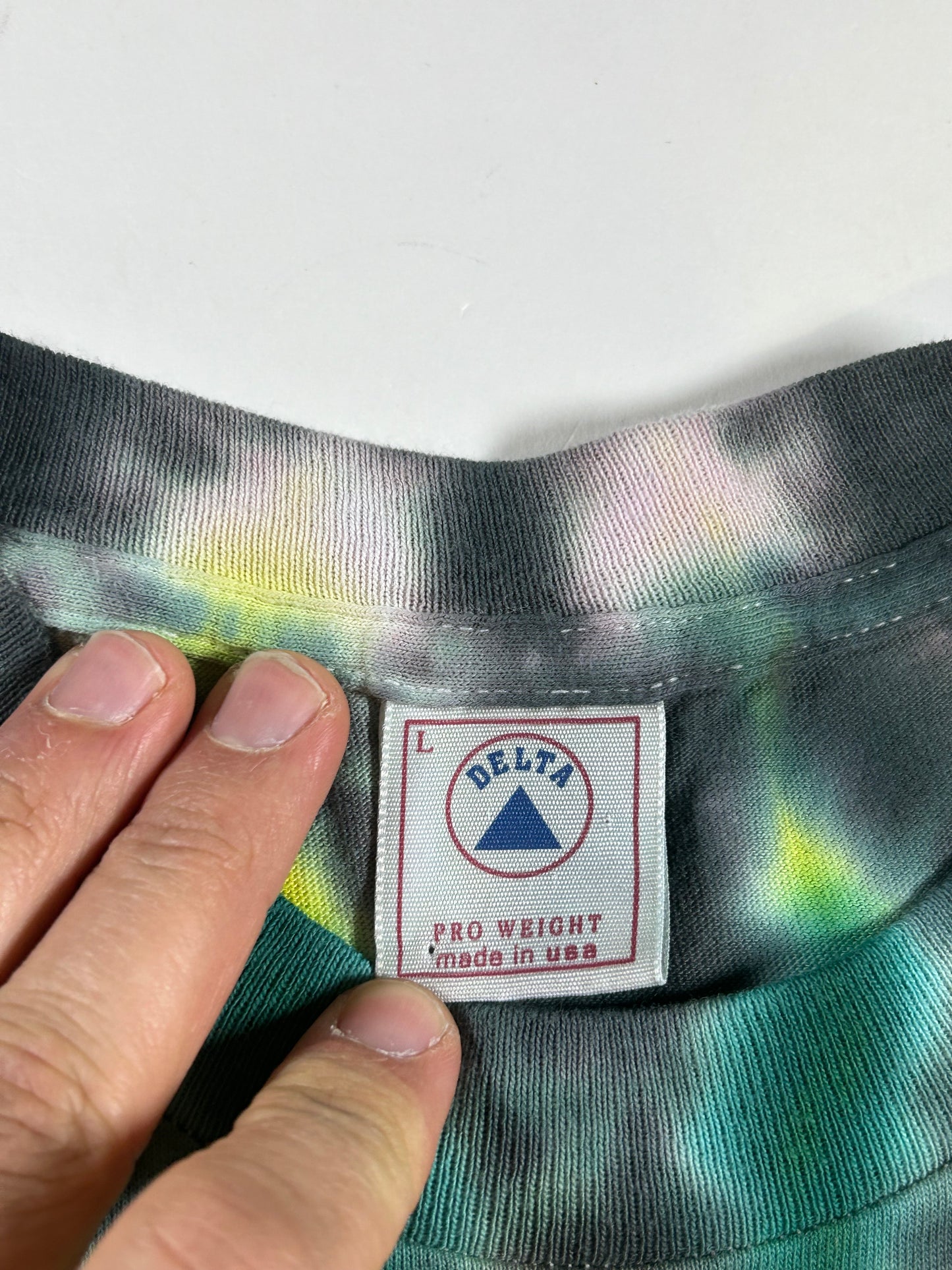 Vintage 1996 Grateful Dead Lithuania Basketball Team Tie Dye Tee USA Large 22.25x29.5 Inches