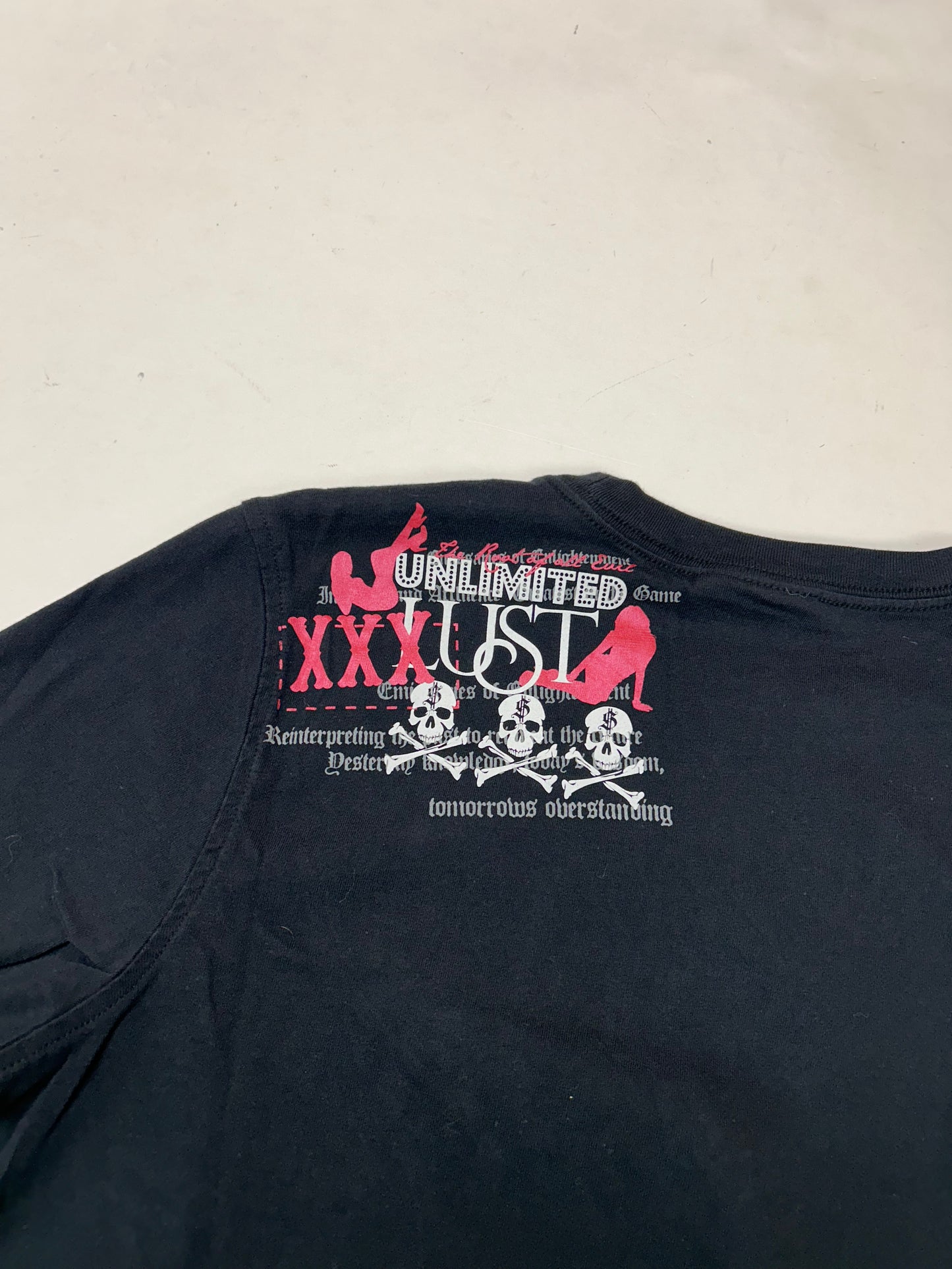 Vintage 00s Eckō Unltd Cruel Intentions Girl Graffiti Graphic Tee Large 21x28.5 Inches