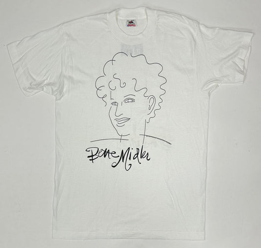Vintage Bette Midler Experience The Devine Tour 1993 Tee Large 22x32.5 Inches