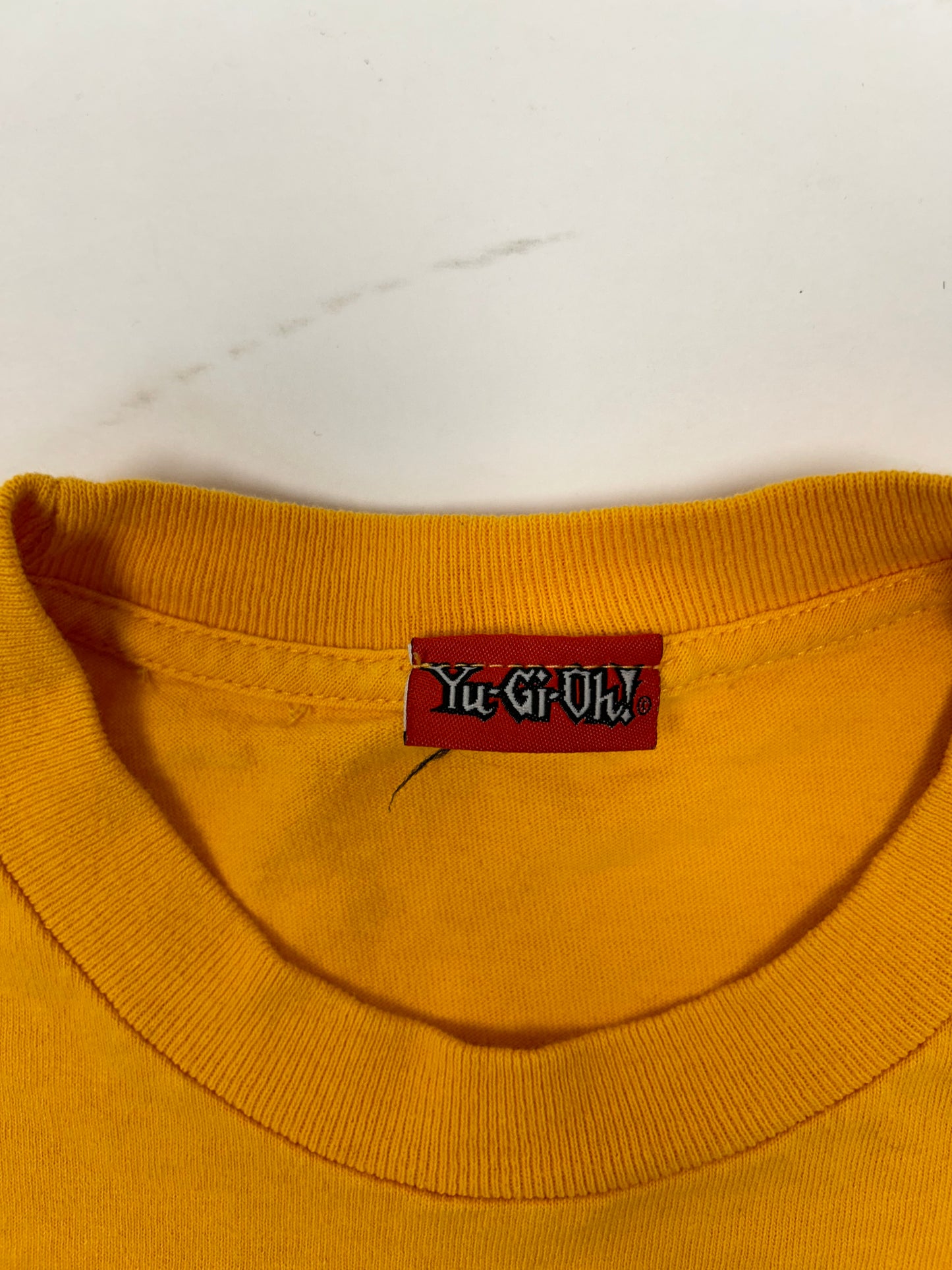 Vintage YU-GI-OH Yami Yugi King of Games 1996 T Shirt Yellow 19.25x24.25 Inches Youth/