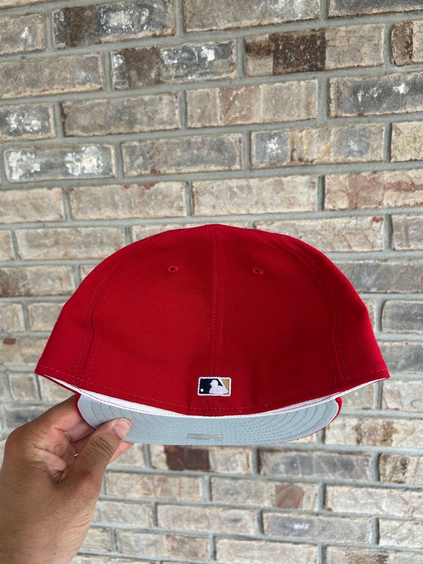Vintage 2000s Washington Nationals MLB New Era 59Fifty DC Hat 7 5/8 Made USA 100% Wool As Is