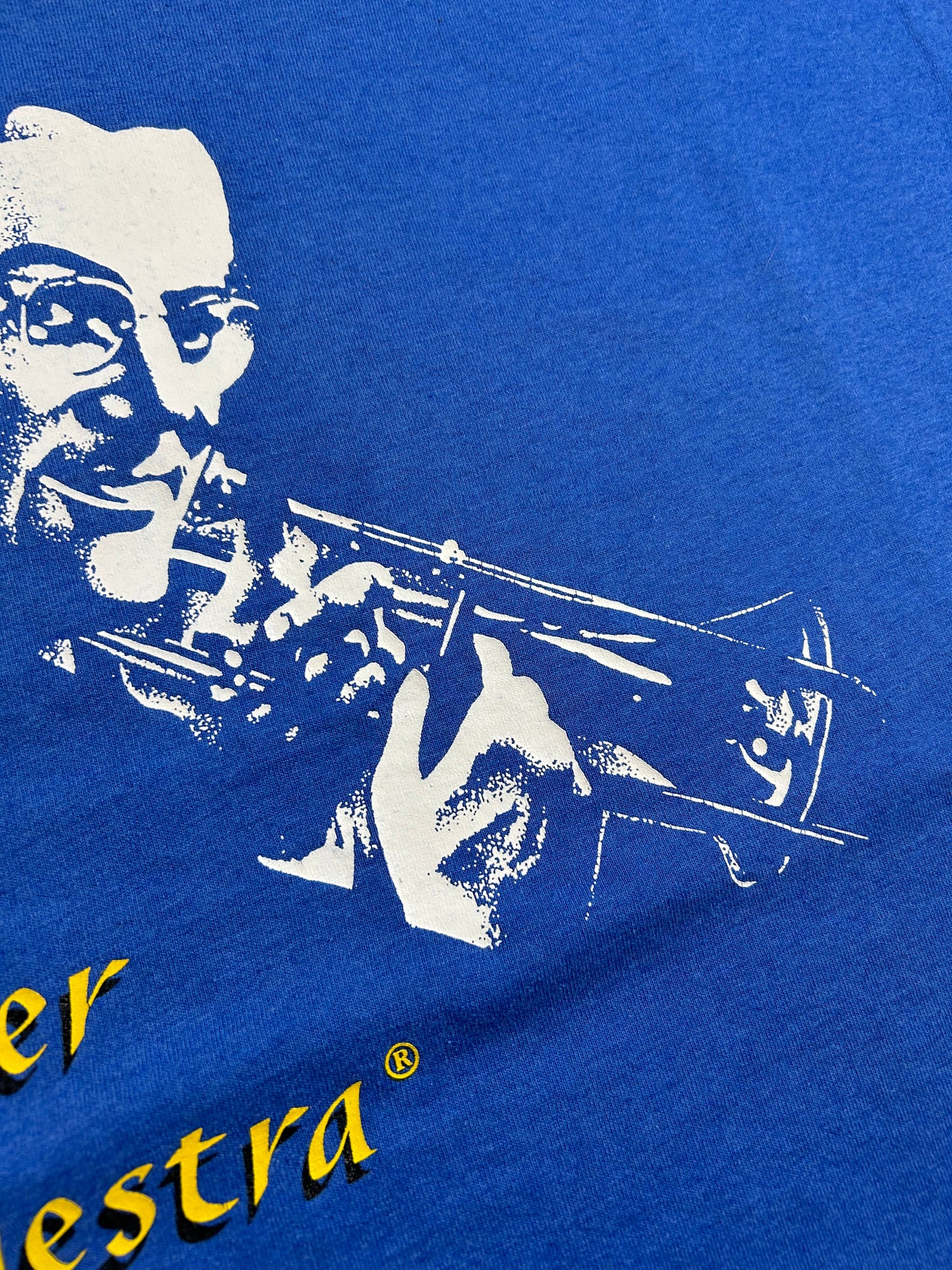 Vintage The Glenn Miller Orchestra Music Tee 90s SingleStitch Tee USA XL 24x28.5 Inches Blue