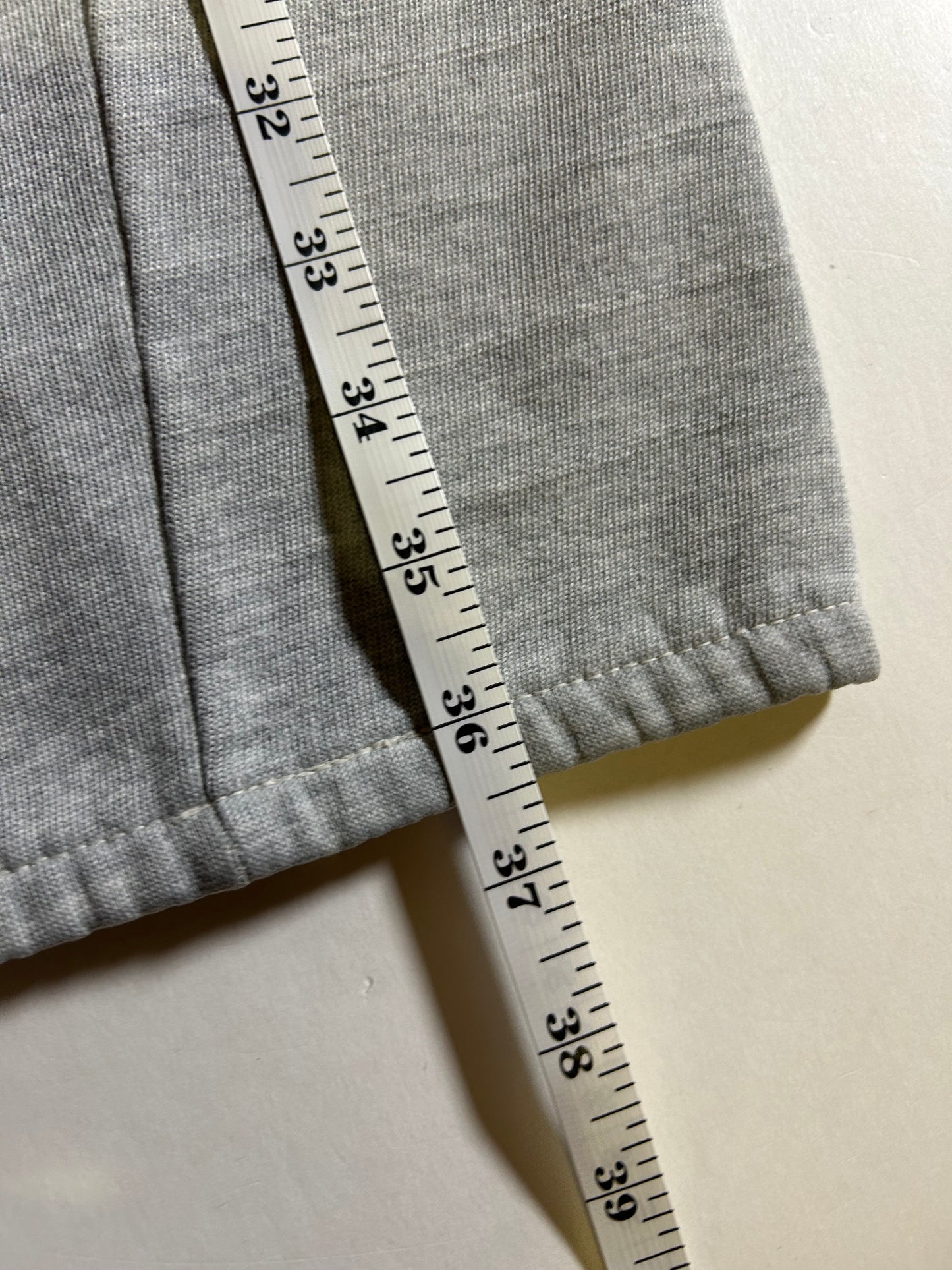 Vintage 80s Nike Sweatpants Gray Terry Wide Leg Baggy Medium Blue Tag 19.75x36.5 Inches