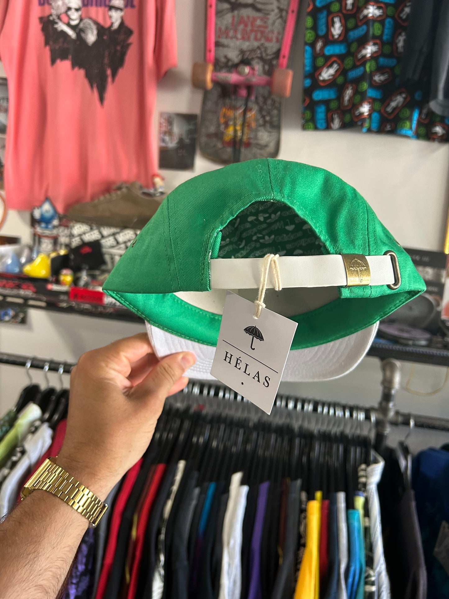 Adidas Helas Skateboarding Cap Collab 5 Panel Hat Brand New