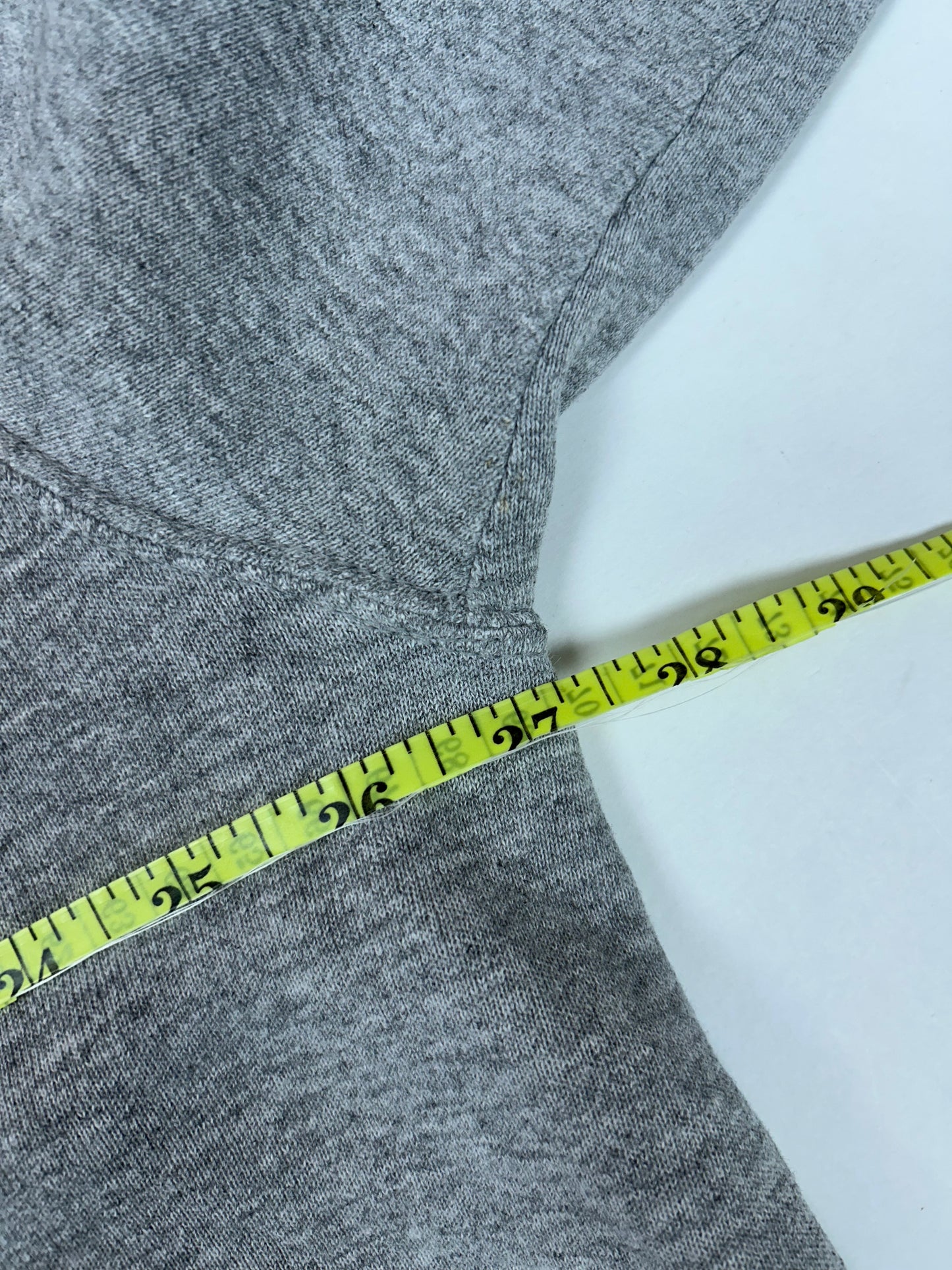 Vintage 90s Nike Center Swoosh Embroidered Logo Hooded Sweatshirt Worn In XL 27.25x28.25 Inches As Is