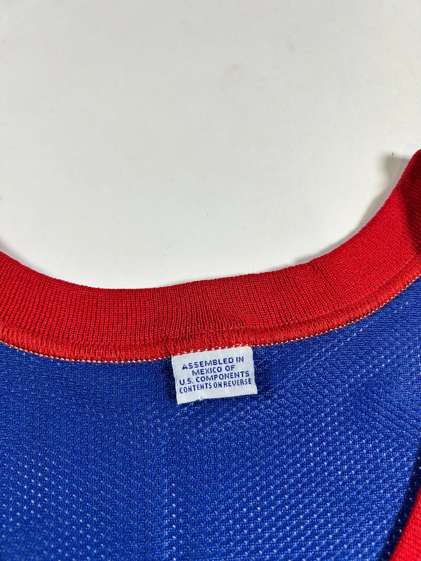 Vintage Champion Kerry Kittles New Jersey Nets NBA Jersey Blue 48 XL 23.75x33 Inches Clean Rare