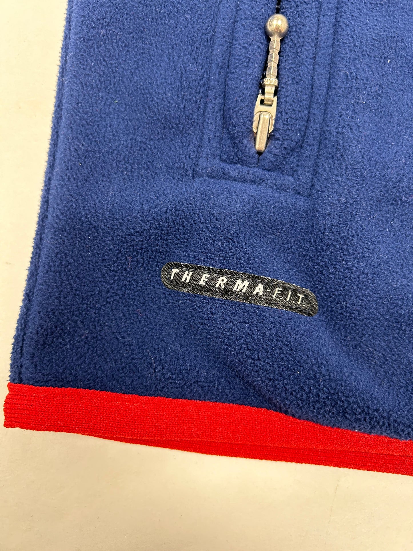 Vintage Nike USA Soccer Team Vest XL Blue Red Fleece Swoosh With USA Sticker