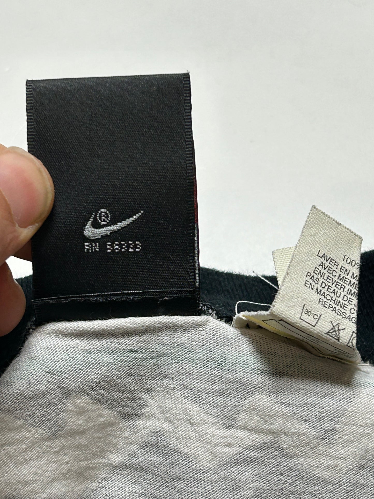 Vintage Nike Air Jordan AOP 1993 Tee Constructed Top Abstract Jordan 8 VIII XL 26.25x27.5/30 Inches