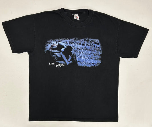 Vintage Tori Amos Plugged Tour 1998 Music Band Tee Shirt Large 22.75x28.25 Inches
