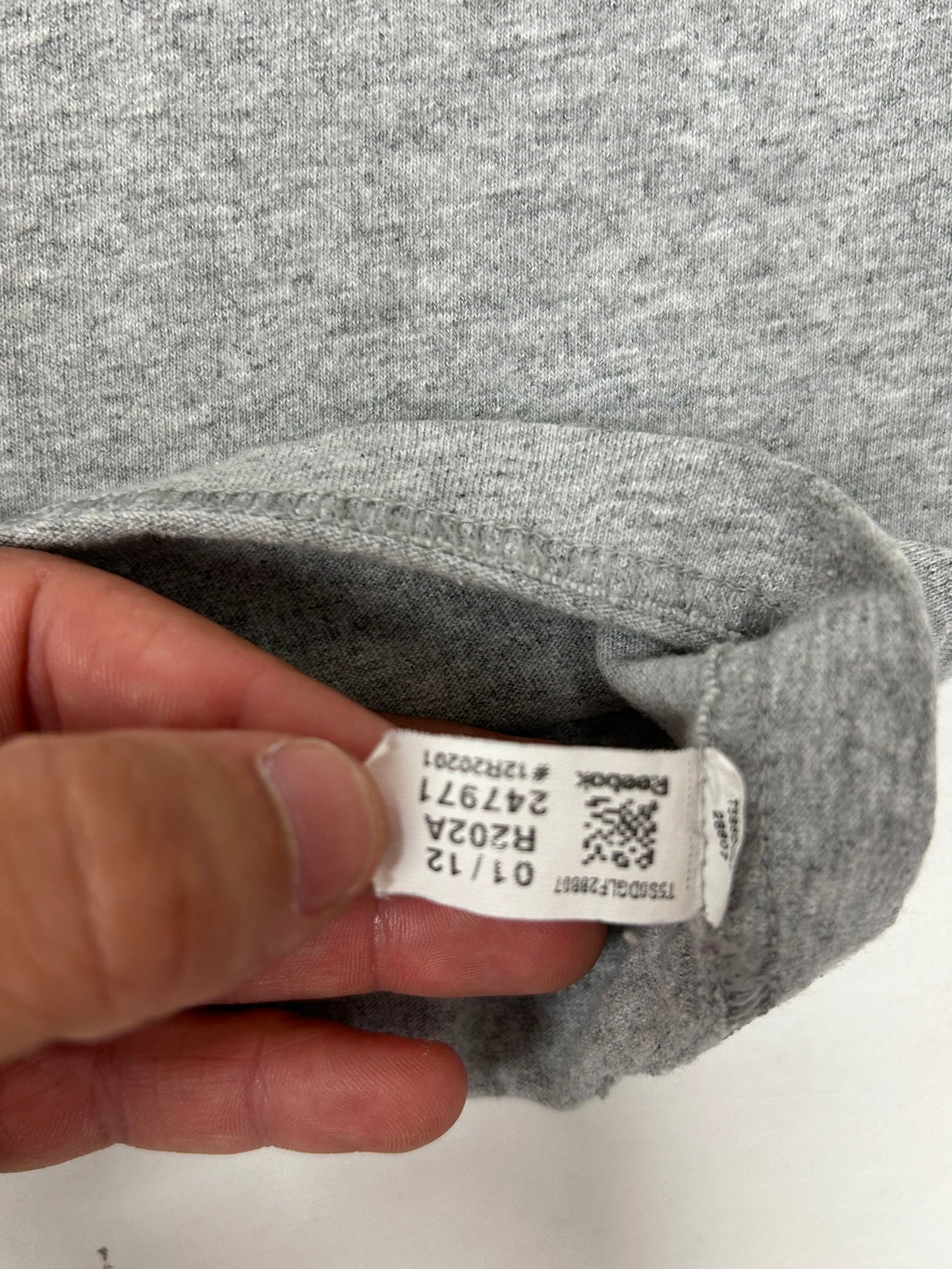 Reebok New York Giants Super Bowl XLVI Champions Long Sleeve Tee XL 22.5x29.25 Inches