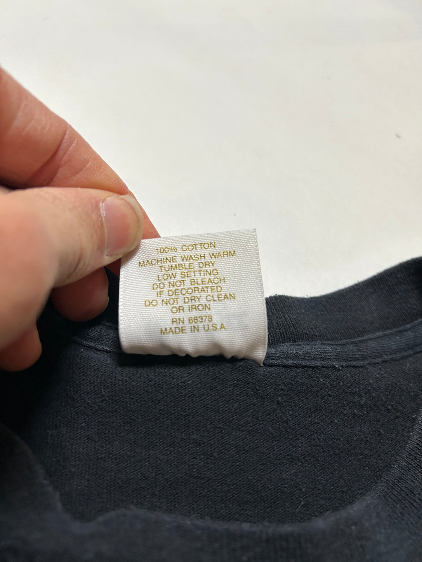 Vintage 1997 Ric Flair WCW Steve Stanley Signature Wrestling Tee XXL 27.75x29 Inches