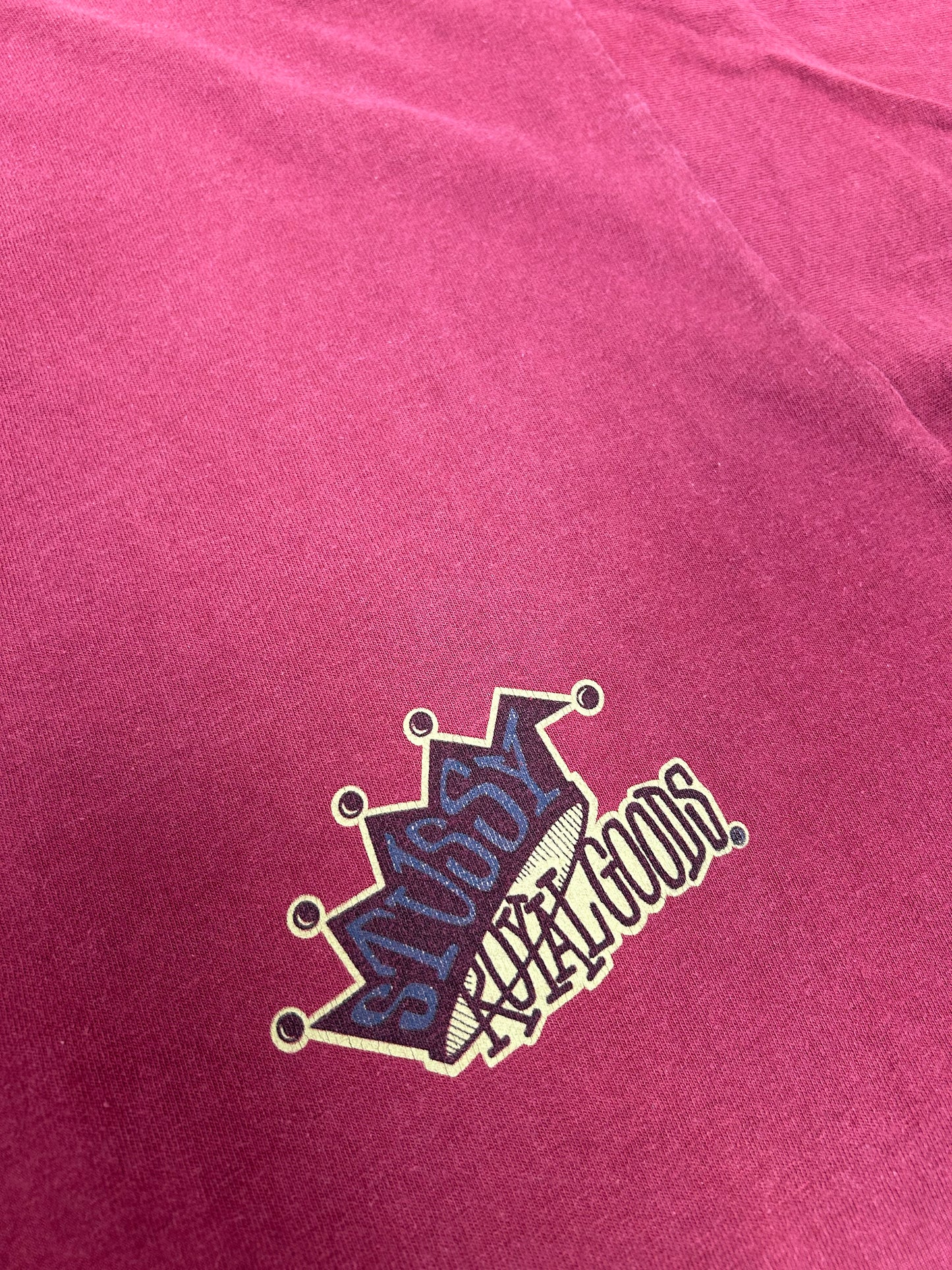 Vintage 90s Stüssy Royal Goods Made In USA Tee XL