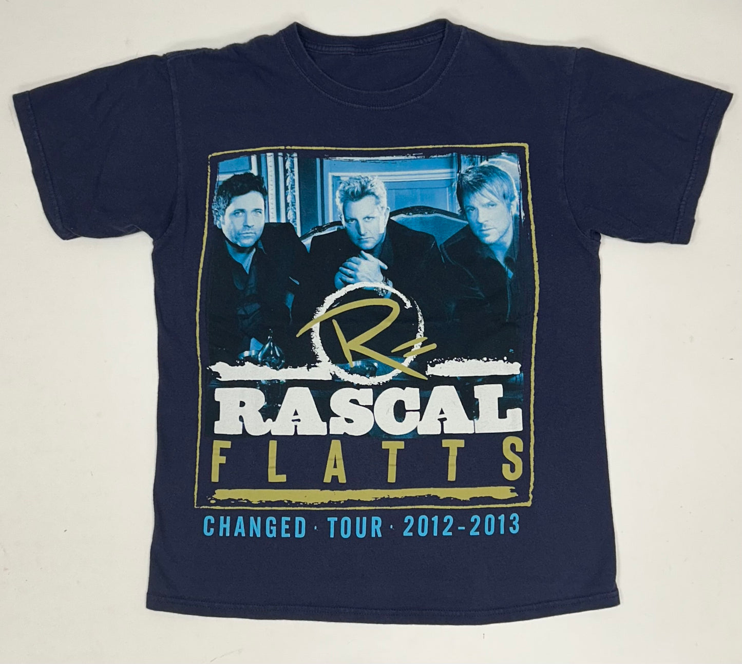 Rascal Flatts Changed Tour 2012-2013 Music Band Parking Lot Tee Medium 20.5x27.
