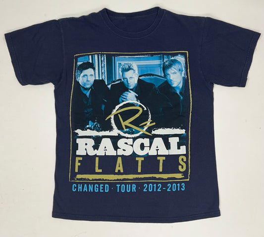 Rascal Flatts Changed Tour 2012-2013 Music Band Parking Lot Tee Medium 20.5x27.