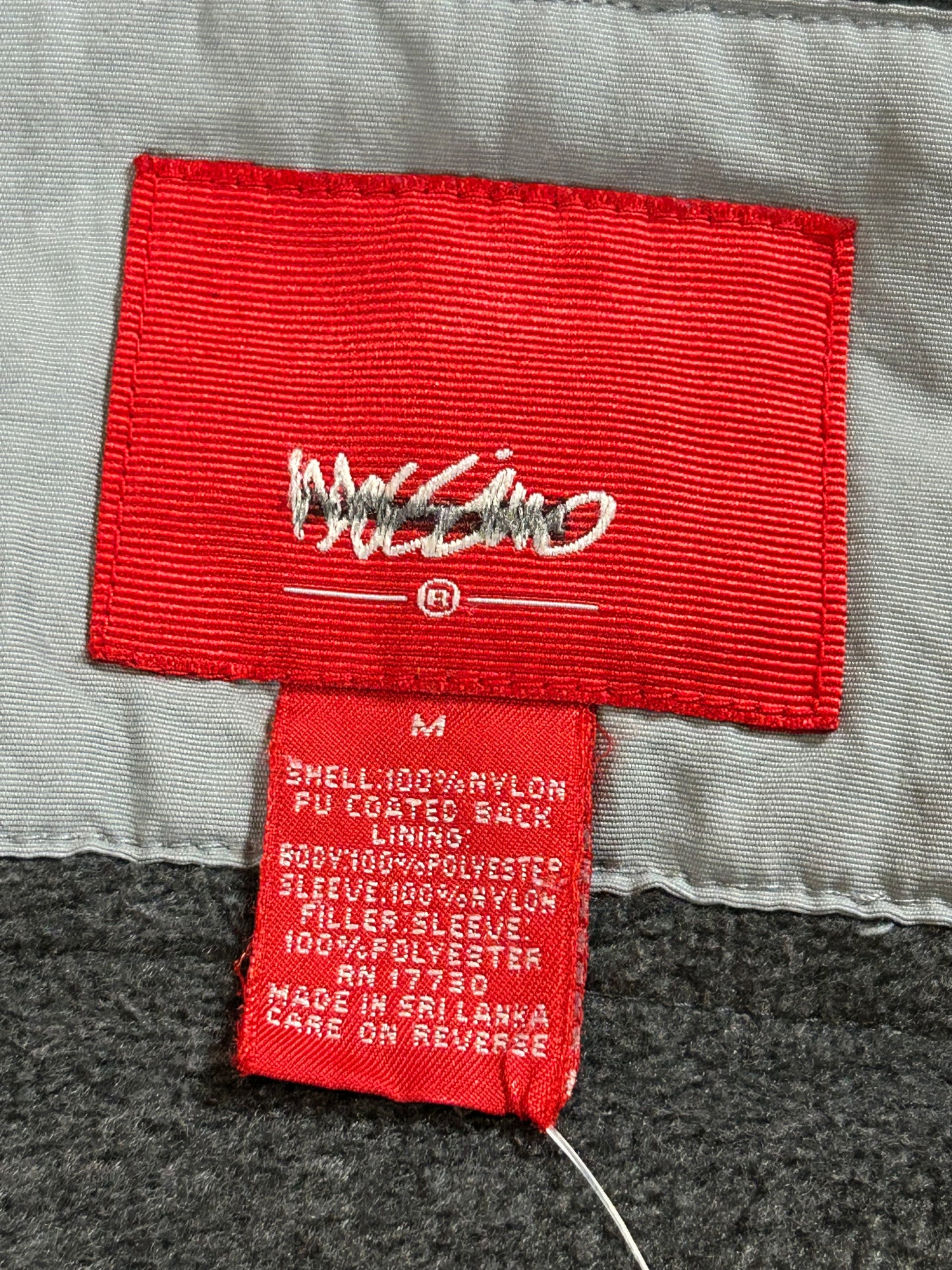 Vintage Mossimo Fleece Liner Zip Up Jacket Tagged Medium Can Fit Large 25x29.5/32 Inches