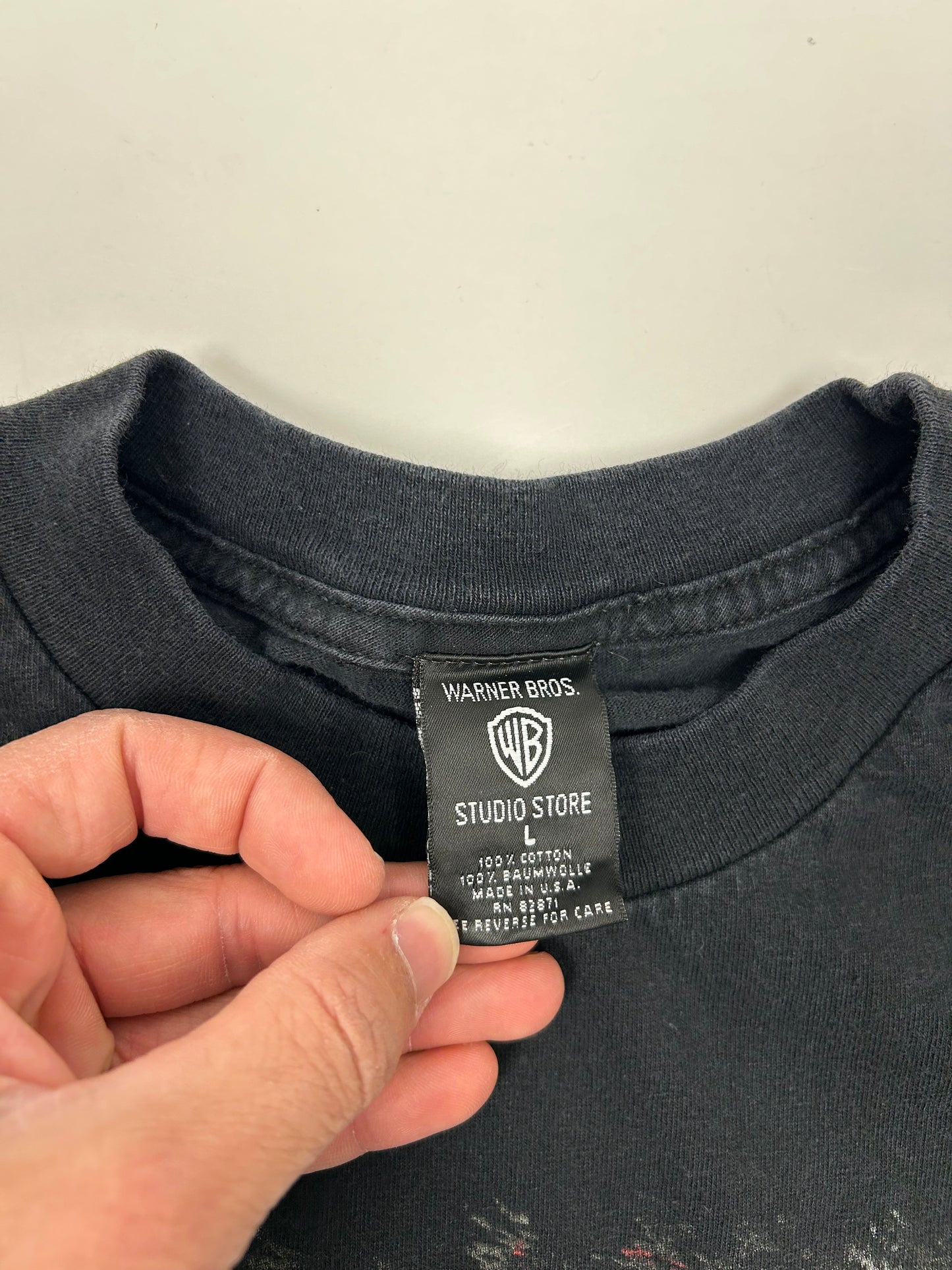 Vintage 1998 Jack Frost Michael Keaton Warner Bros Movie Promo Tee Large 21.5x28.75 Inches Rare