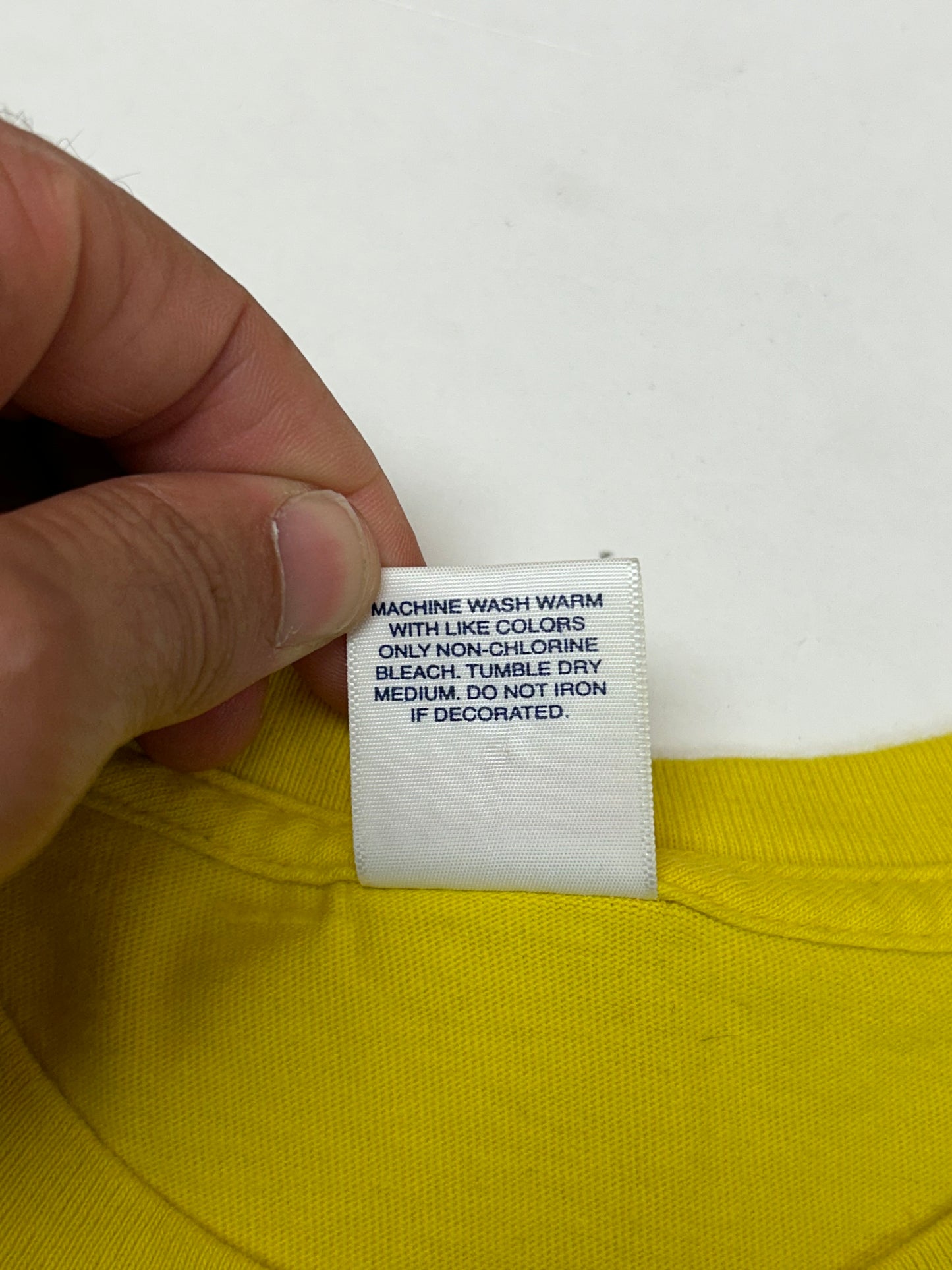 Supreme Blank Tee K-Mart Mix Up Blank Yellow XL 23.75x29.25 Inches