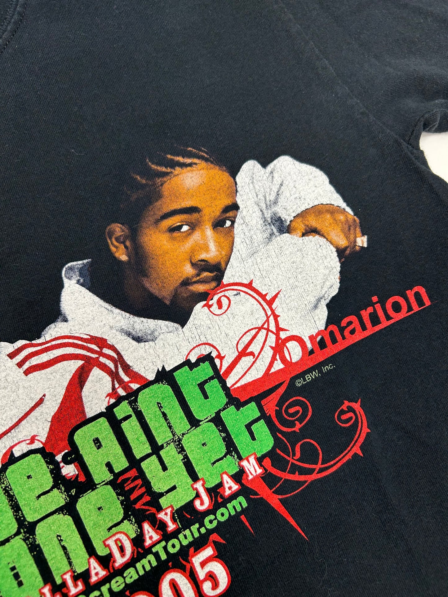 2005 HollaDay Jam Bow Wow Omarion We Ain't Done Yet T-Shirt Music Tour Small