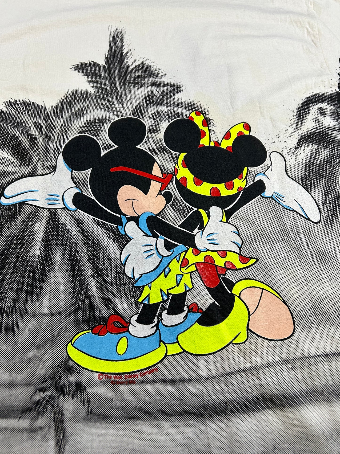 Vintage Sherry’s Best Disney Mickey & Minnie Mouse Tee Brand New With Tags Has Stains As Is XL/L Fit 22.75x32.5 Inches