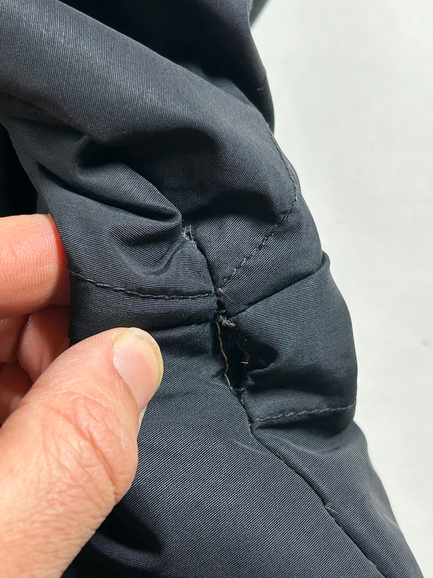 Vintage Polo Sport Ralph Lauren Down Puffer Jacket Mens 2XL 29x30.75 Inches Black As Is Had Wear