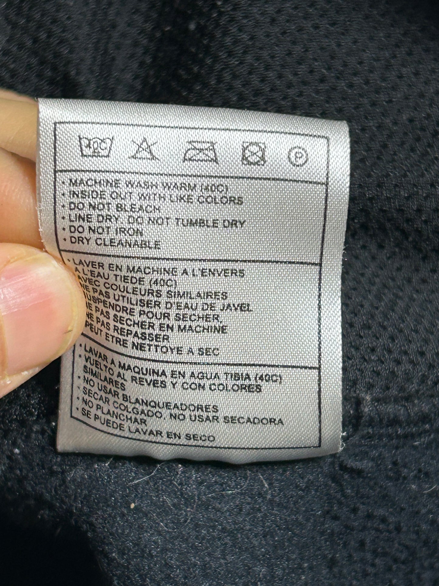 Vintage Nike ACG Winter X Games Fleece 1/4 Zip Jacket Therma-Fit XL/L Fit 26.75x28 Inches Black