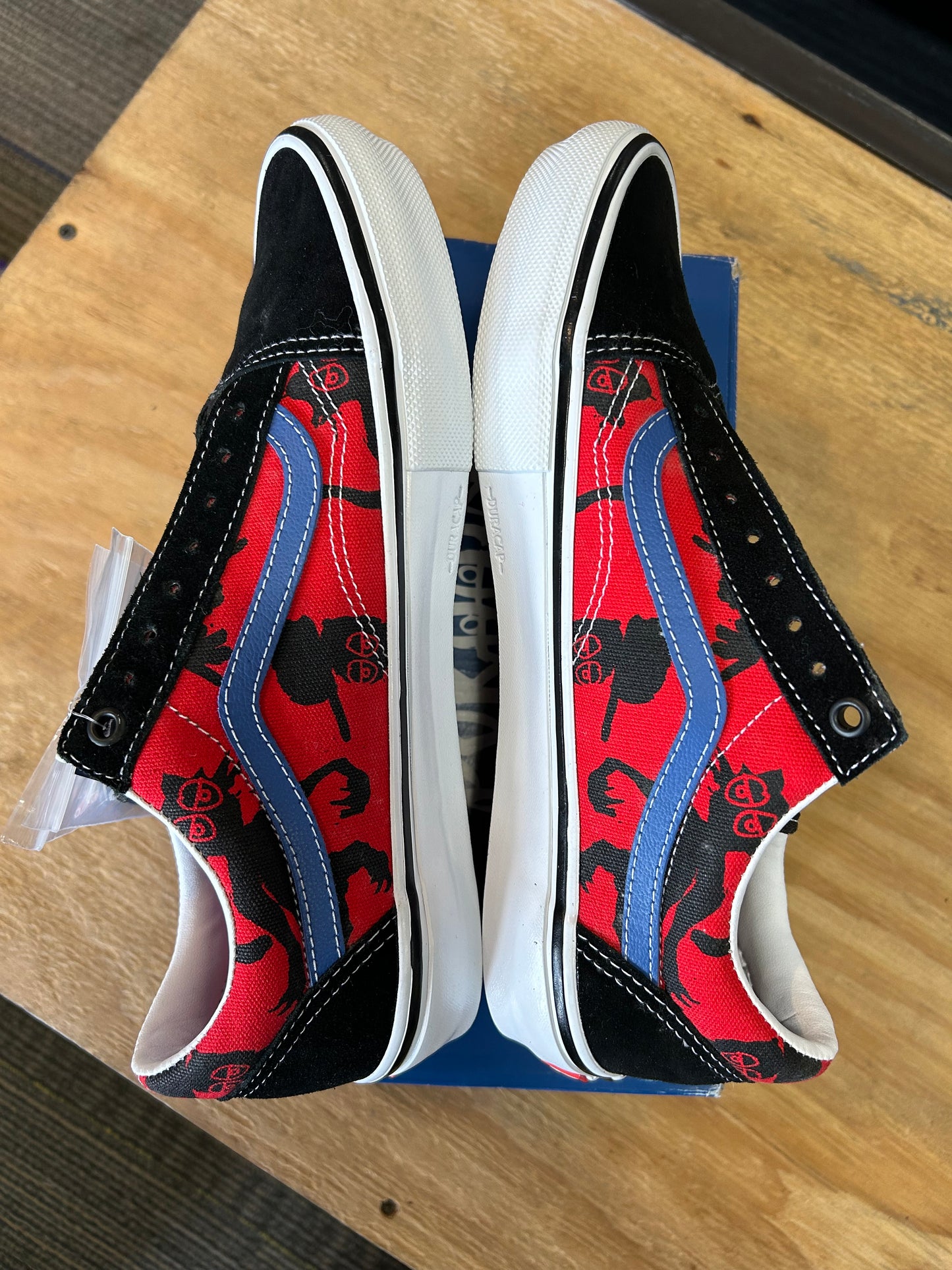 Krooked x Vans Skate Old Skool Natas For Ray Barbee Skate Shoe Size 9 Brand New