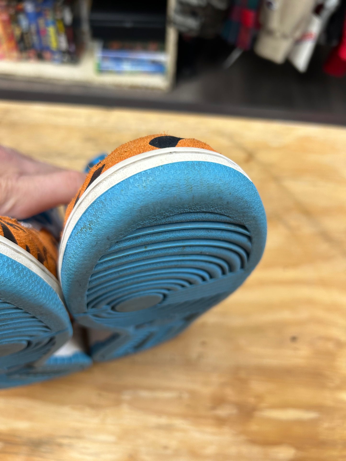 2009 Nike Fred Flintstone Big High QK Sneakers 9.5 370428841 Great Condition No Box As Is