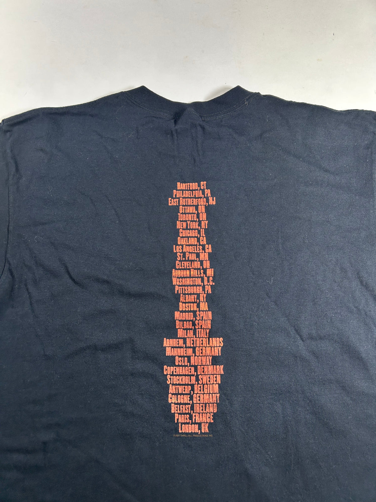 Bruce Springsteen And The E Street Band Radio Nowhere Tour 2007 Music Tee Large 22.25x30.25 Inches