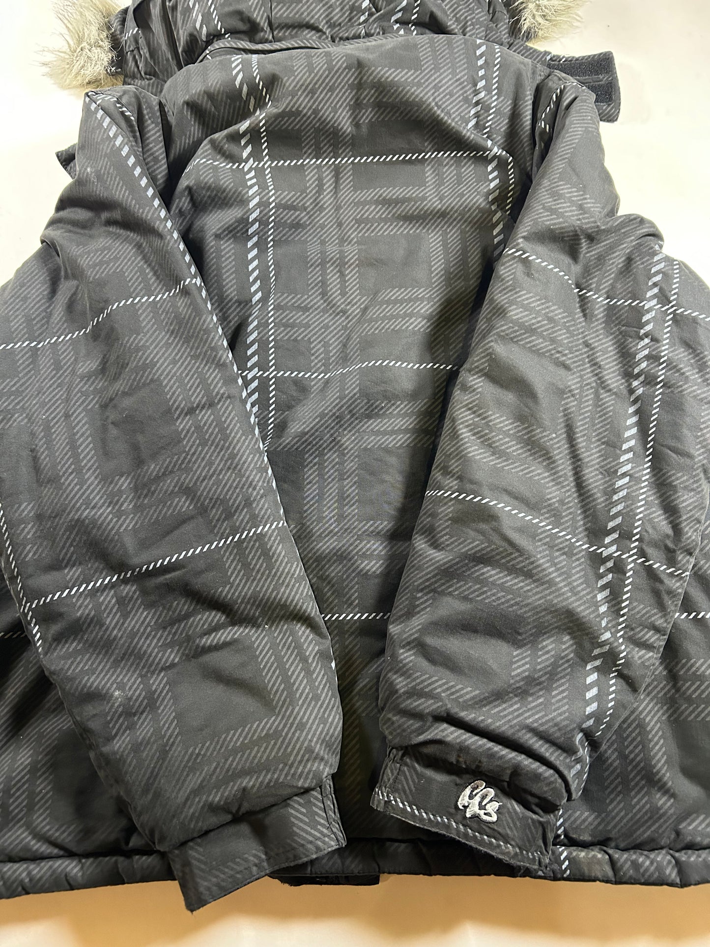 Vintage CCS Skate Catalog Winter Puffer Reversible Jacket Snowboard Skateboard Medium 26x28 Inches