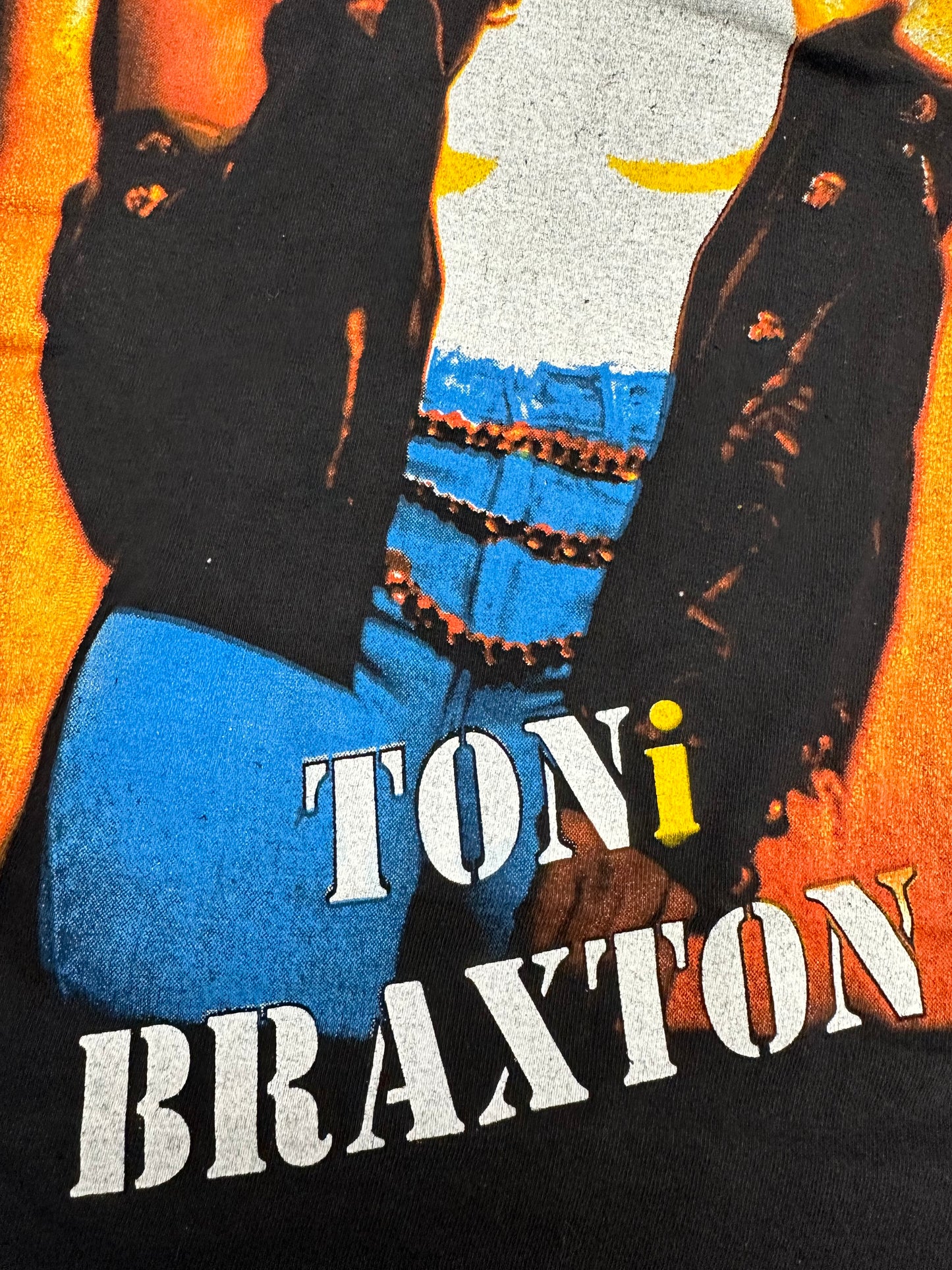 Vintage 90s Toni Braxton I Belong To You Bootleg Rap Tee Music Shirt 22x25.5 L/M Fit