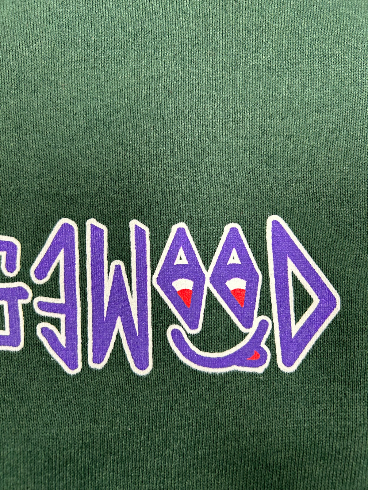 Edgewood NJ first edition “Deeper Than The Roots.” Crewneck Sweatshirt Tagged Large Fits Like Small/Medium 21.5x26.75 Inches Ragland Jerzees Tag BNWT Forest Green