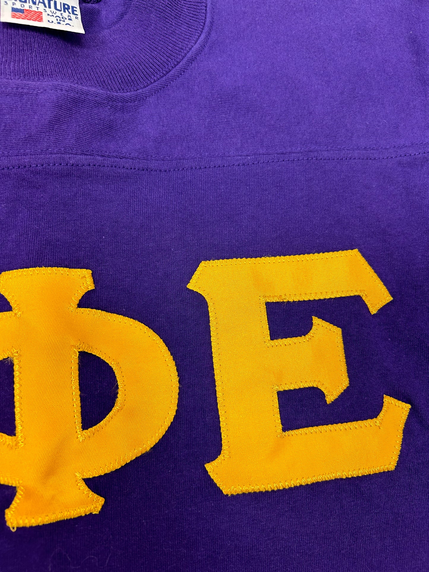 Vintage Delta Phi Epsilon Sorority College Tee Preppy Pledge Unisex 16.75x26.25 Inches