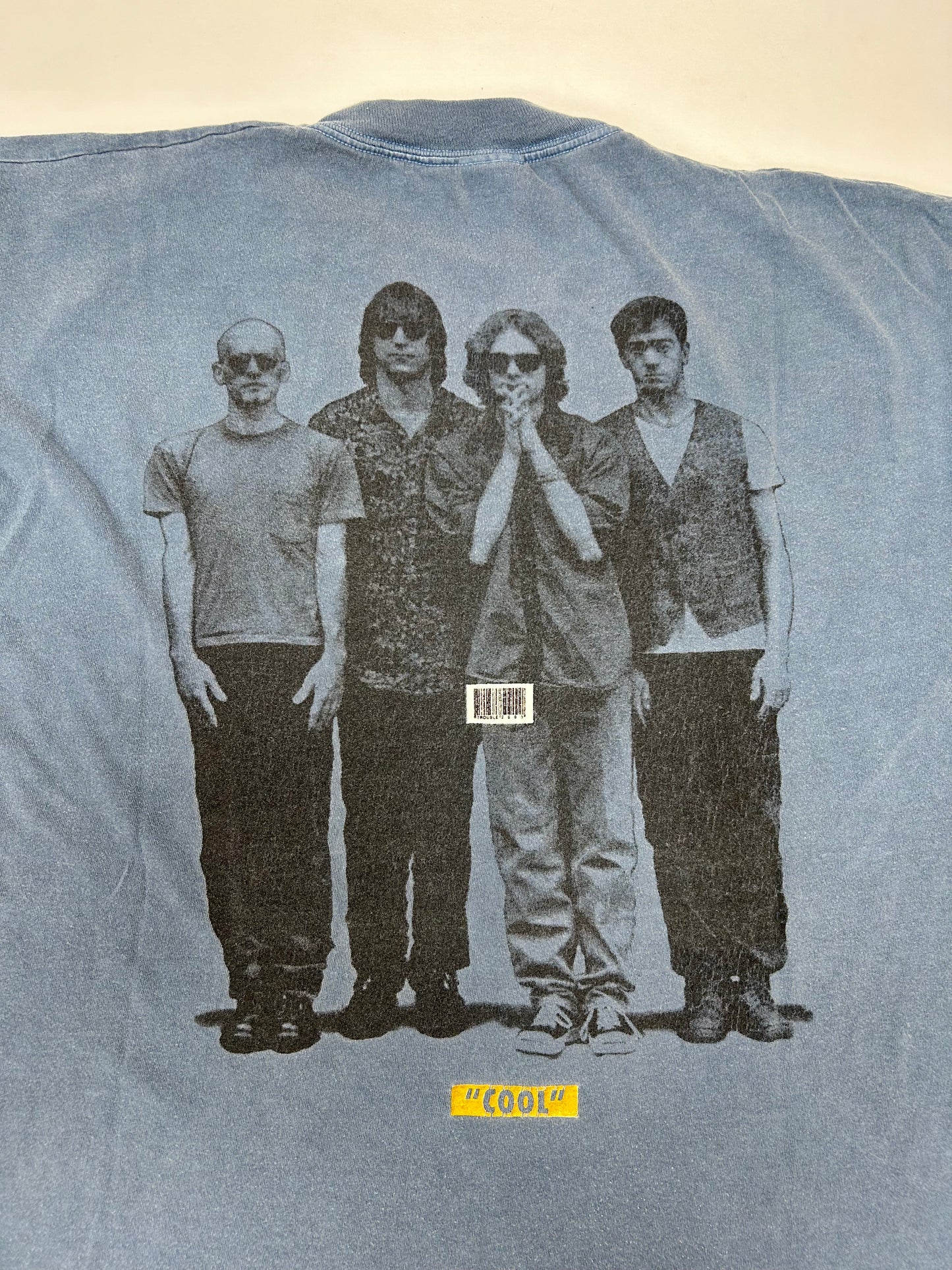 Vintage R.E.M. Monster Cool Music Band Tee 1993 1994 REM XL 23x29.25 Inches Blue As Is