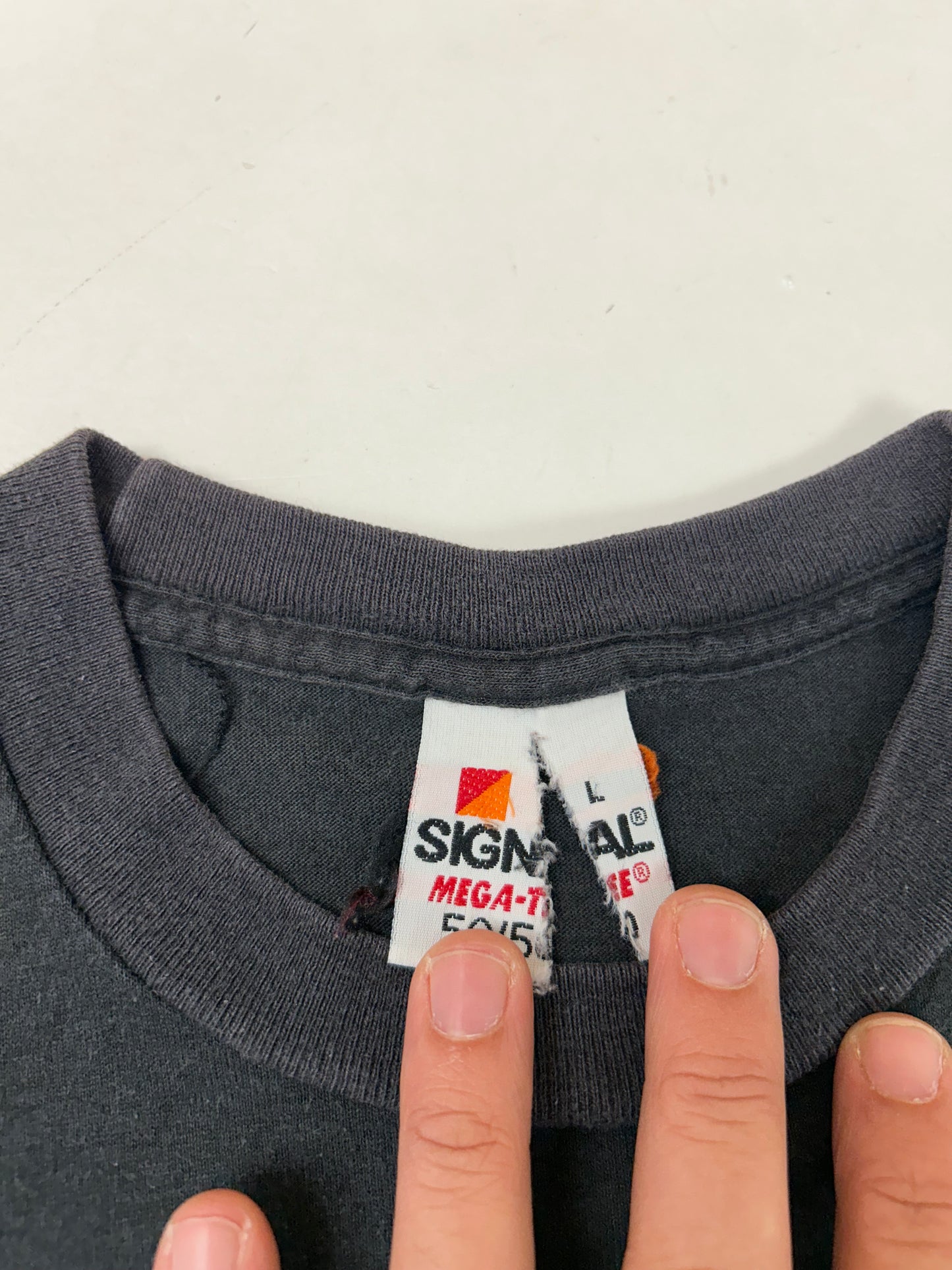 Vintage 90s Atlantic City Beach Club New Jersey Tee Large 21.5x28.75 Inches