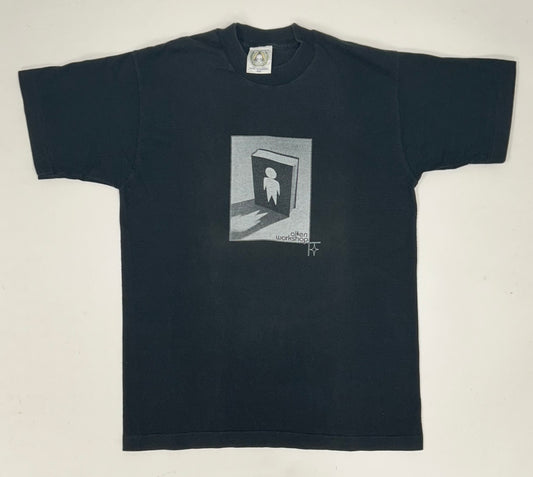 Vintage Alien Workshop Skate Book Bible Shadow Graphic Tee Medium 20x28 Inches