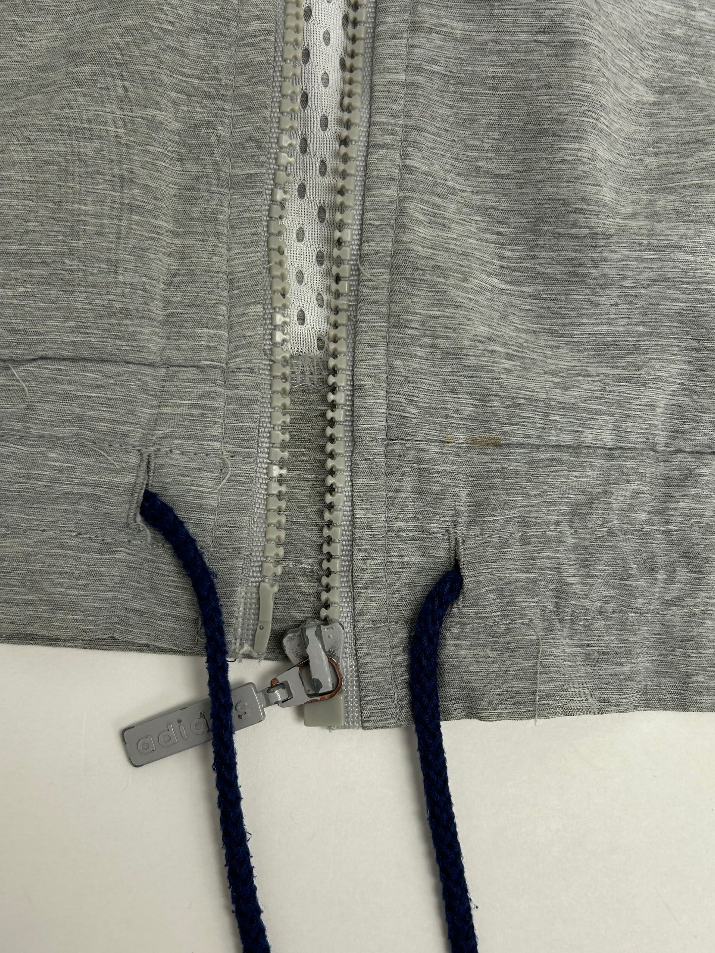 Vintage Adidas Track Jacket Zip Off Sleeves Medium 25x27.75 Inches Three Stripes