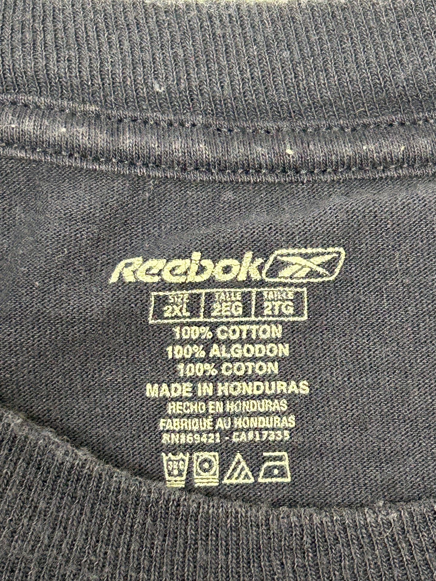 2000s Reebok New England Patriots Property Of Patriots NFL Tee 2XL 27x31.5 Inches