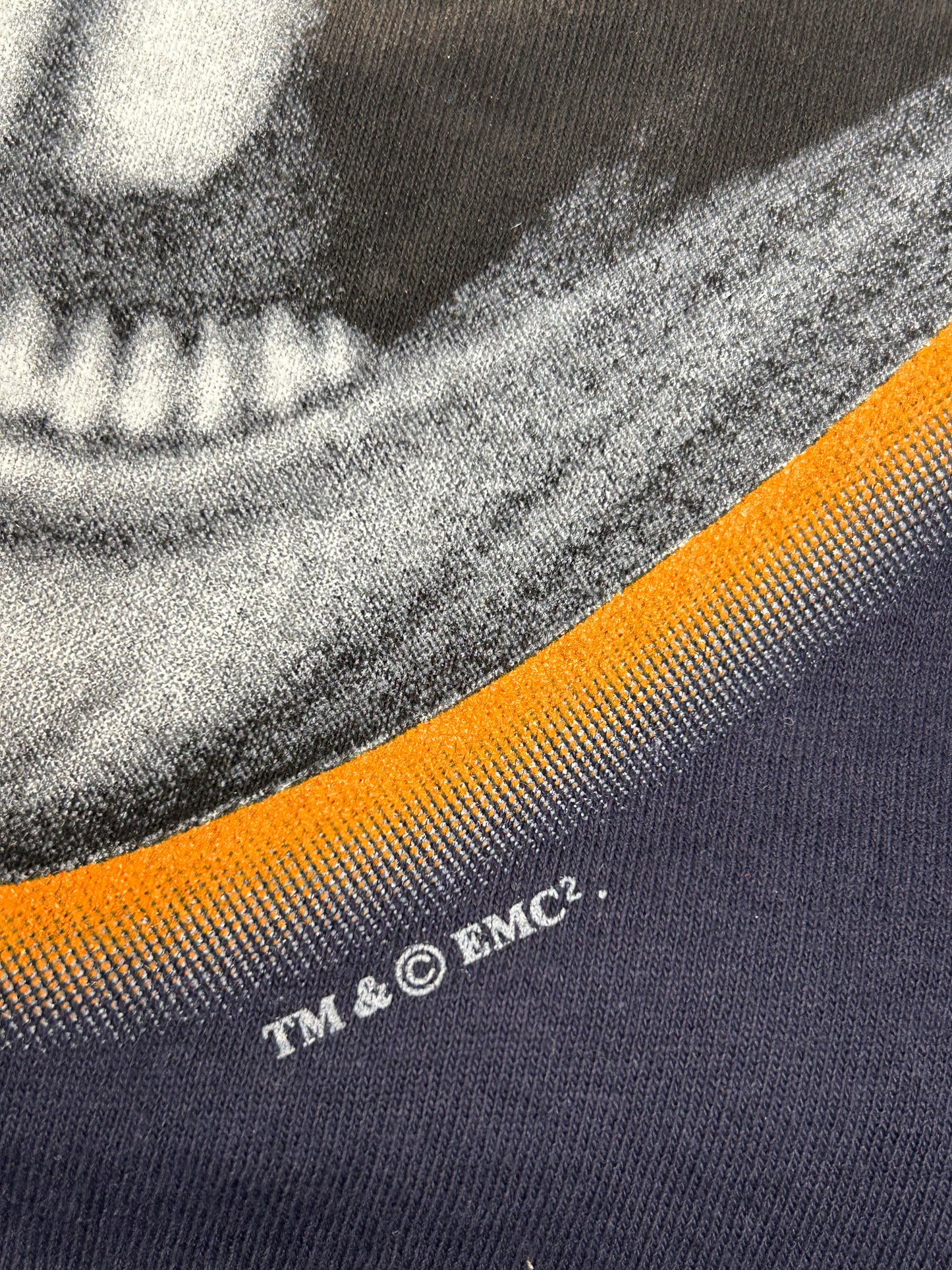 Vintage 1996 Hedcase Chucklehed Graphic EMC2 Tee Made in USA Clean Large 21.75x30.25 Inches