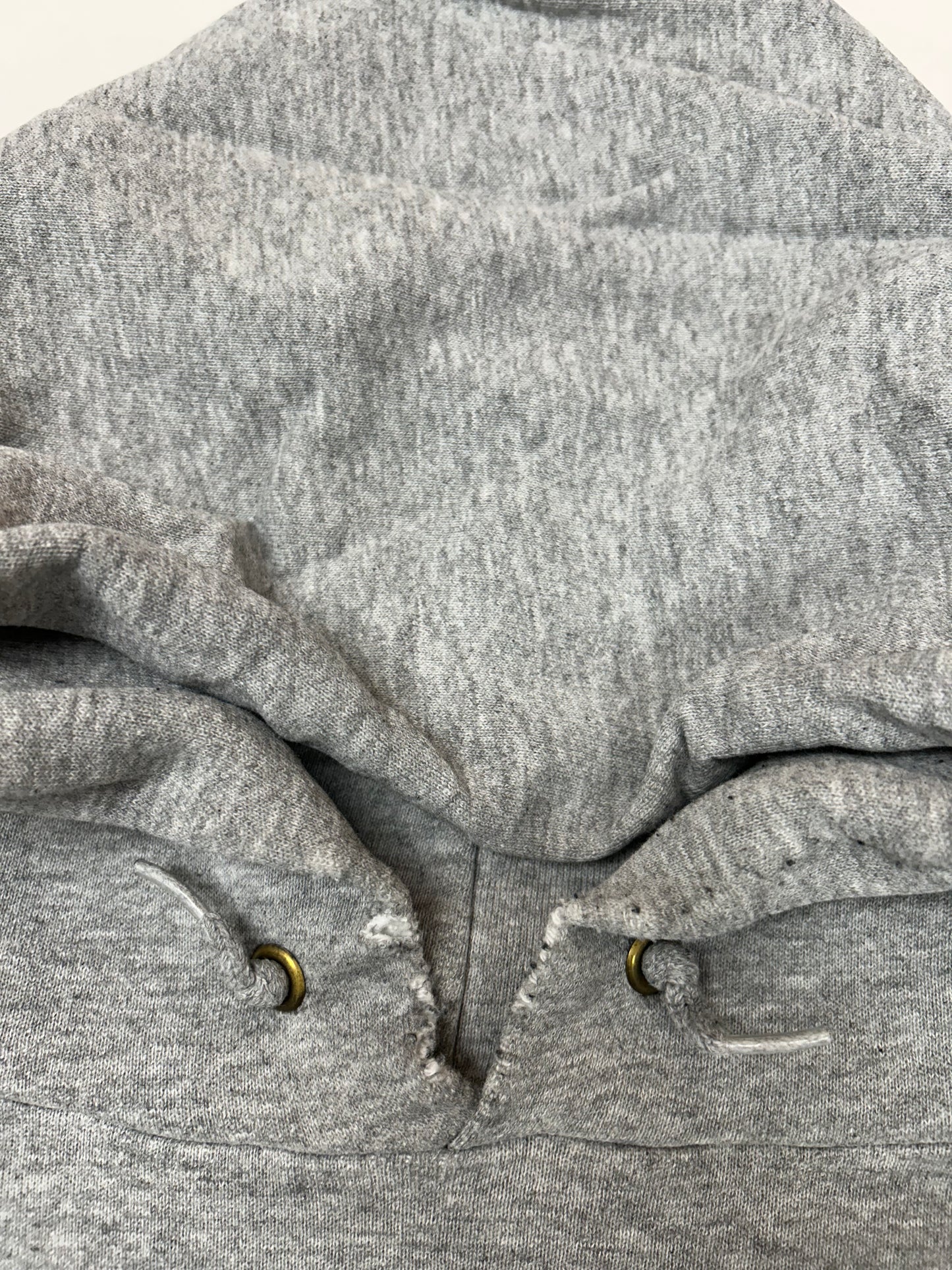 Vintage 90s Nike Center Swoosh Embroidered Logo Hooded Sweatshirt Worn In XL 27.25x28.25 Inches As Is