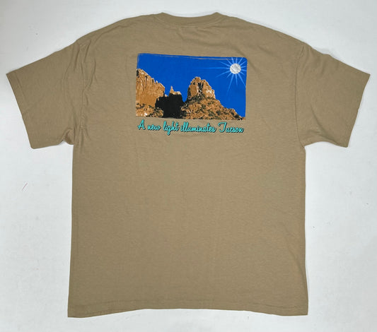 Vintage 00s Tiffany & Co. Jewelry Tucson A New Light Illuminates Tucson Store Tee XL 23.25x29.5 Inches