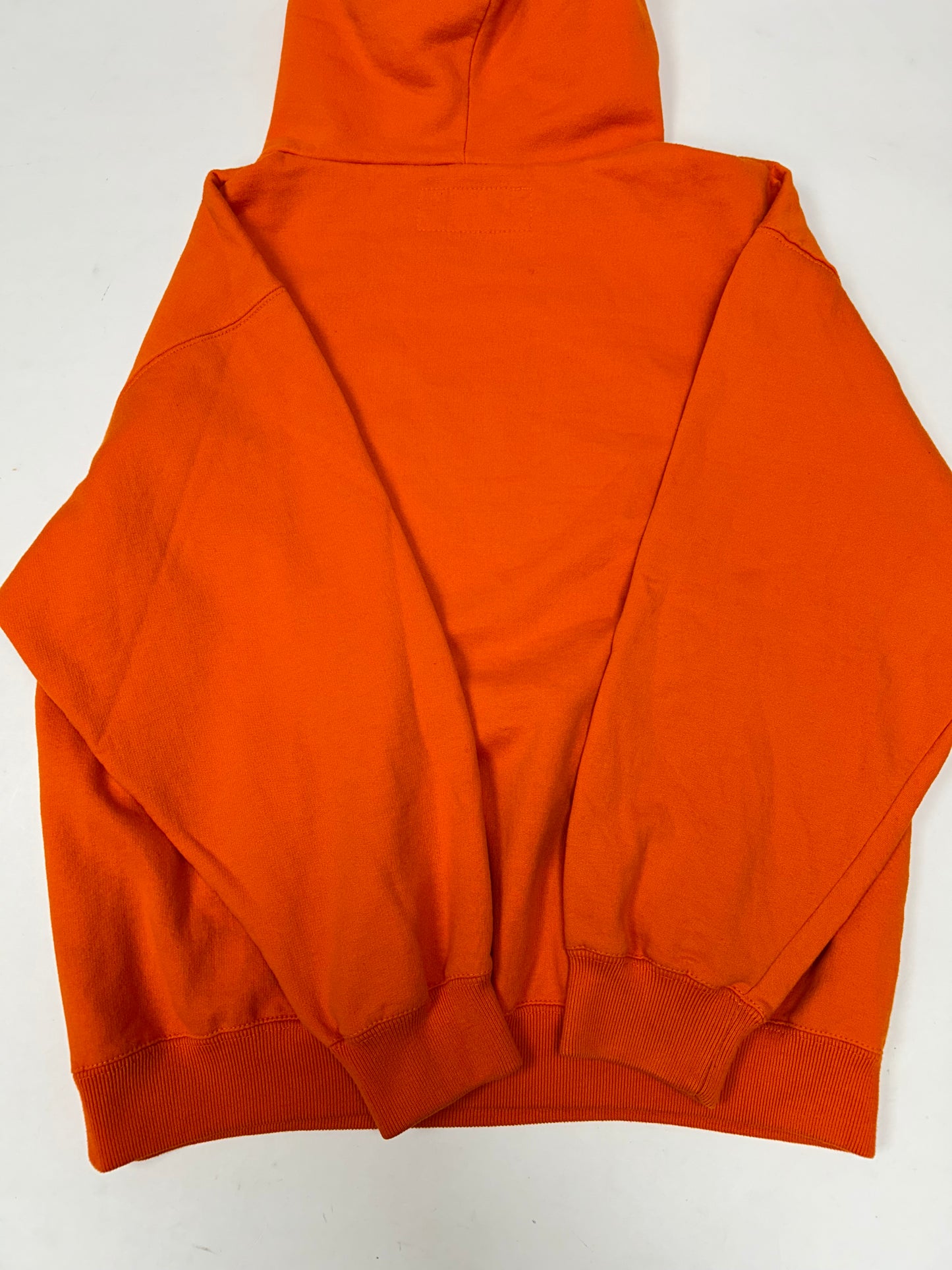 2007 Virginia Tech ACC Football Champions Hooded Sweatshirt Orange Medium 23.75x27 Inches