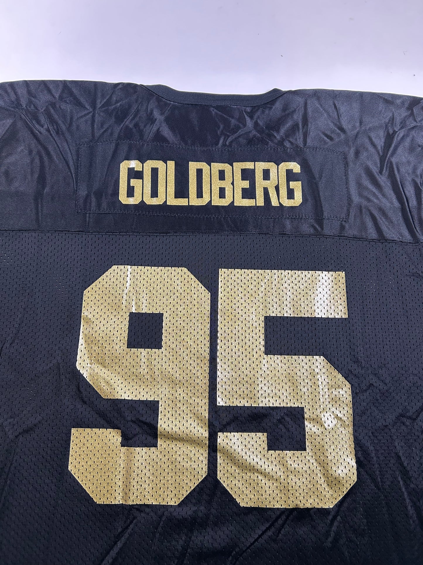 Vintage Starter WCW Goldberg Who’s Next? Wrestling #95 Football Jersey 52 XL 26.25x33 Inches